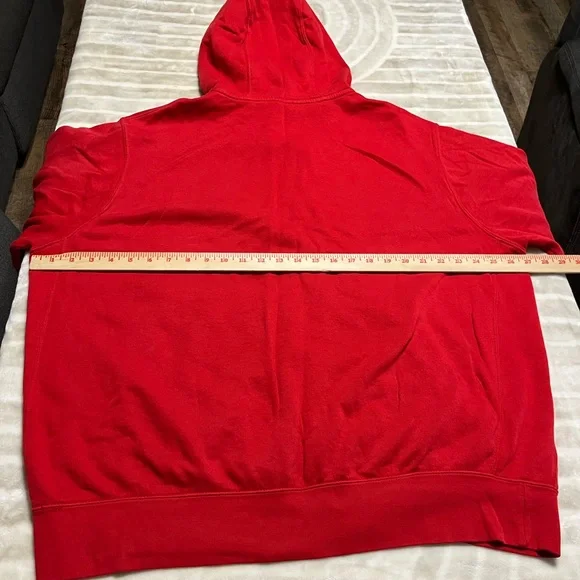 Nike Red Full-Zip Hoodie with Just Do It Patch XL - Picture 5 of 5